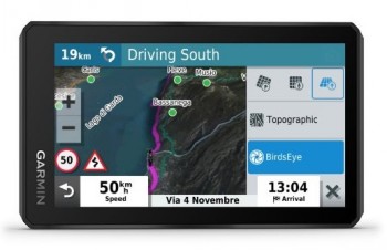 Garmin Zumo XT GPS-navigator – innovatieve kaartweergave Garmin Zumo XT GPS-navigator, kleurrijk touchscreen, routeweergave op de kaart.