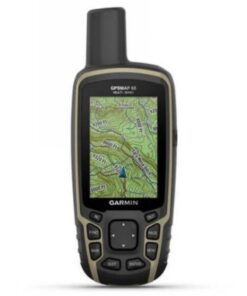 Garmin GPSMAP 65-handnavigator voor nauwkeurige GPS-positionering Handbediende Garmin GPSMAP 65-navigator met een kleurrijk kaartenscherm en een toetseninterface.
