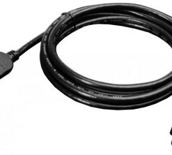 Lenovo HDMI 2.0-kabel 2 m - krachtige verbindingen voor de computer Zwarte HDMI-kabel met twee connectors, lengte 2 meter. Horizontaal zichtbaar.