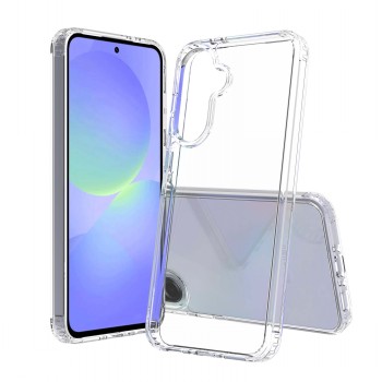 Screenor Bumper transparante beschermhoes voor Galaxy A36 / A56 model Transparante Screenor Bumper beschermhoes voor Samsung Galaxy A36 / A56 telefoon, licht getextureerde rand, telefoon zichtbaar...