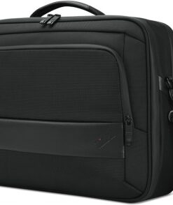 Lenovo TP Professional Topload 16” laptoptas Zwarte laptoptas met een draaghandvat en afneembare schouderriem.