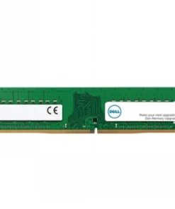 Groene Dell DDR5 32GB UDIMM-class RAM-module met witte sticker.