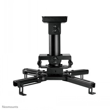 Neomounts By Newstar projector plafondbeugel, zwart en verstelbaar Zwarte plafondbeugel voor projectoren met verstelbare poten en metalen constructie.