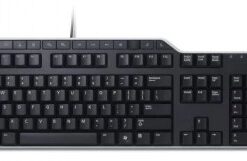 Dell Technologies KB522 multifunctioneel toetsenbord met USB-aansluiting Zwarte Dell Technologies-toetsenbord met volledig formaat toetsenindeling en USB-kabel.