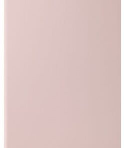 Samsung Tab A8 roze hoes met stijlvolle afwerking Roze Samsung-tablethoes in staande positie, afgeronde hoeken.