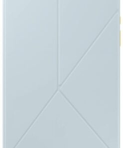 Samsung Tab A9+ Book Cover, stijlvolle blauwe hoes Lichtblauwe Samsung Tab A9+ tablethoes met inklapbare en slanke vormgeving.