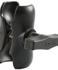 RAM Mounts C-maat montagearm in kort model Korte en zwarte RAM Mounts C-maat montagearm met kogelgewrichtmechanisme.