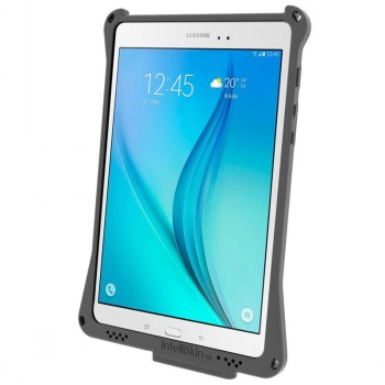 RAM Mounts IntelliSkin-hoes voor Samsung Galaxy Tab S2 8.0 tablet Samsung Galaxy Tab S2 8.0 in een zwart RAM Mounts IntelliSkin-hoes, van voren bekeken.