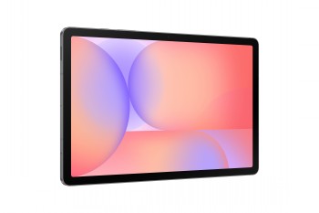 Samsung Galaxy Tab S10 Lite WiFi-tablet, grijs, 128 GB Grijze Samsung Galaxy Tab S10 Lite-tablet met een dunne rand en een abstracte roze en paarse tint op het scherm...