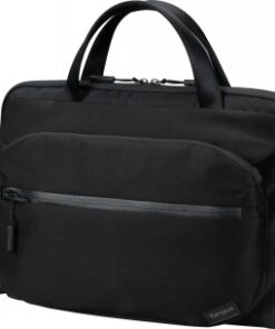 Targus Work+ 14-inch zwarte 3-in-1 aktetas met handvat Zwarte 14-inch 3-in-1 aktetas met ritssluitingen, handvat en verstelbare draagriem.