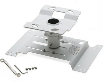 Witte Epson ELPMB22 plafondbeugel, metalen constructie en schroeven inbegrepen.