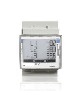 Bosch Power Meter 5000 -stroomregelaar rechthoekig bedieningspaneel, witte en grijze behuizing, digitaal scherm.