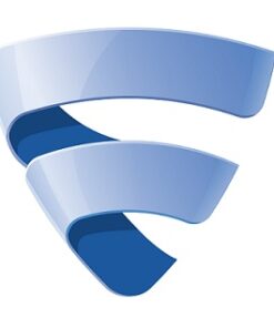 WithSecure Business Suite - F-Secure's beveiligingssoftware. Blauwgetint logo in de vorm van een F met afgeronde hoeken, witte achtergrond.